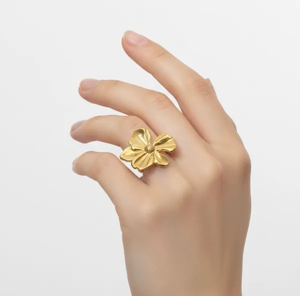 Gold_Gilded_Bloom_Ring_For_Women